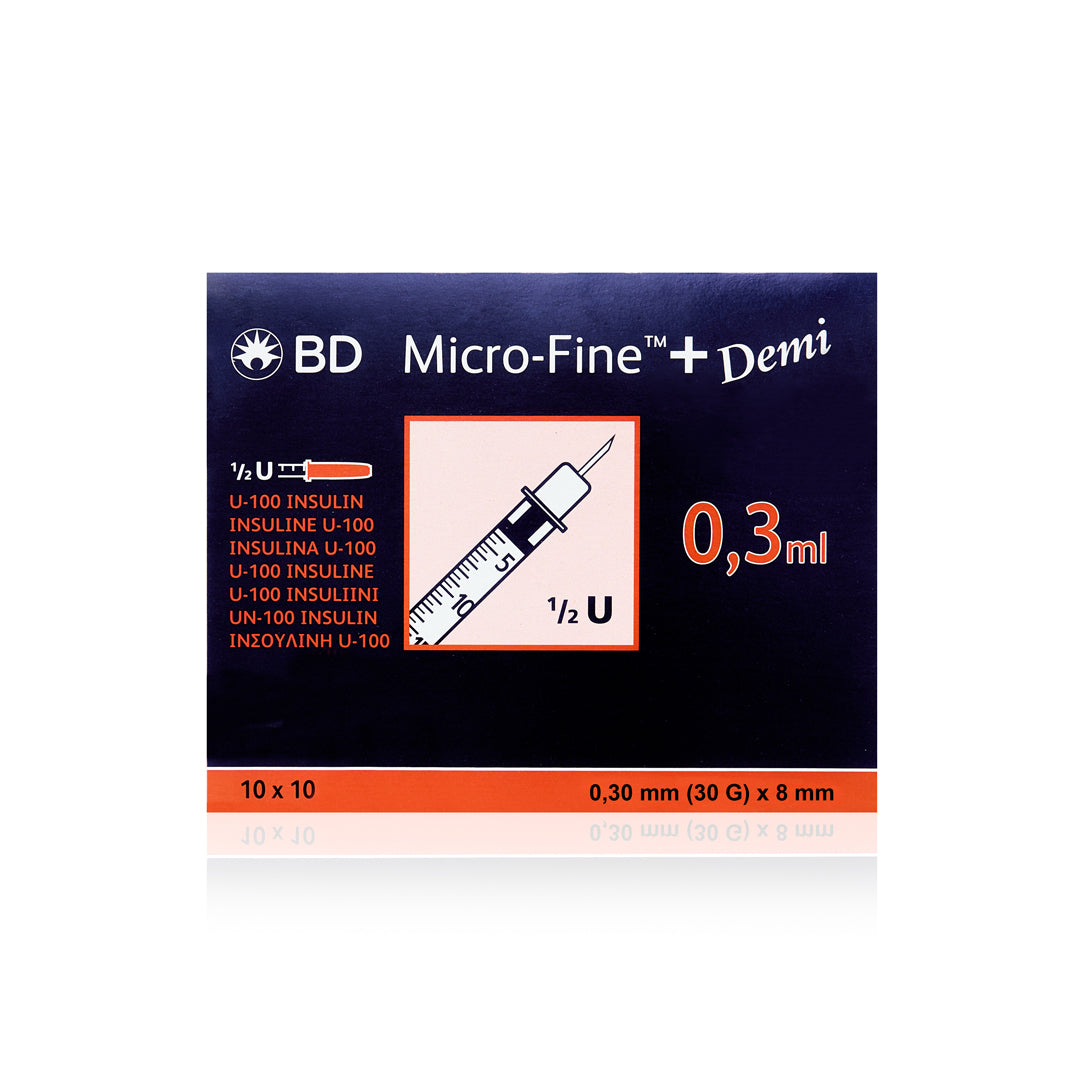 BD Insulin Syringe 0.3ml Needle (30G x 8mm)