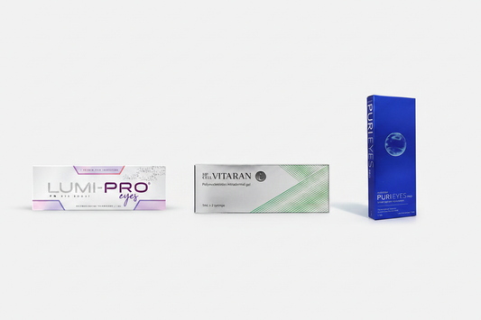 Under-Eye Polynucleotides Compared: Vitaran I, LUMI-PRO Eyes and AETER Puri Eyes Pro
